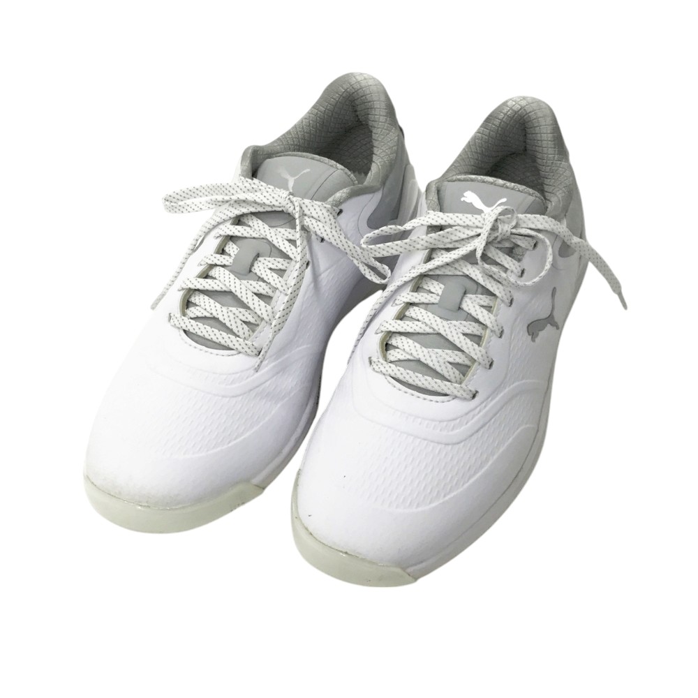 PUMA GOLF プーマゴルフ 377525-07 プロアダプト アルファキャット2 スパイクレス ゴルフシューズ ホワイト系 25.5cm 【中古】ゴルフウェア メンズ 6,178円