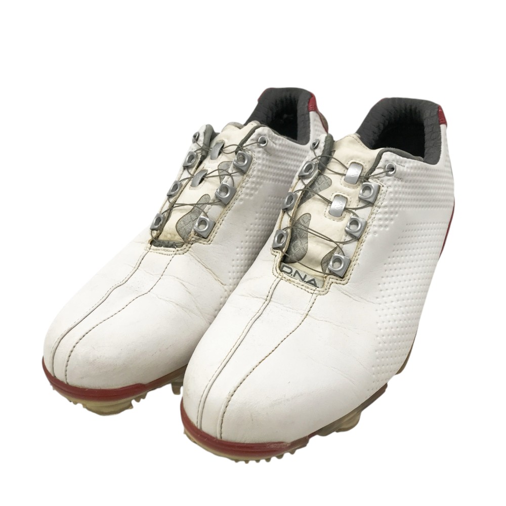 【新品未使用】フットジョイ シューズ（25.5センチ） ホワイト/カモフラージュ 新品未使用】フットジョイ シューズ（25.5センチ） ホワイト