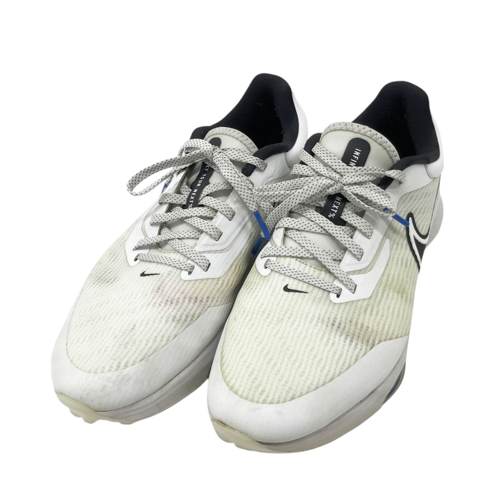 NIKE GOLF ナイキゴルフ DM8446-103 AIR ZOOM INFINITY TOUR NEXT% スパイク受け答え ゴルフシューズ  白いこと系 27 【中古】ゴルフお召しもの メンズ メンズシューズ-スポーツ・アウトドア