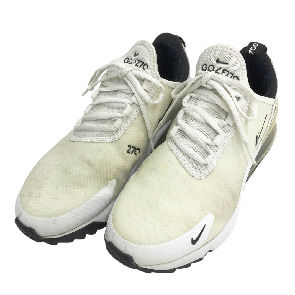 NIKE GOLF ナイキゴルフ CK6483-102 エアマックス 270G スパイクレスゴルフシューズ ホワイト系 23.5cm 【中古】ゴルフウェア レディース