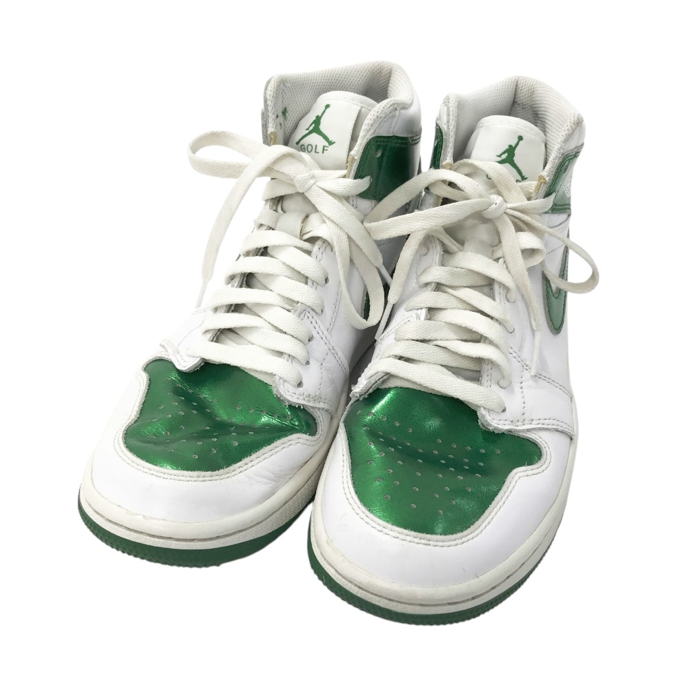 楽天市場】NIKE AIR JORDAN 1 HIGH GOLF white/pine green