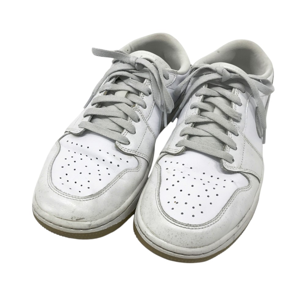 NIKE GOLF ナイキゴルフ DD9315-111 AIR JORDAN 1 LOW G スパイクレス ゴルフシューズ ホワイト系 28.5cm 【中古】ゴルフウェア メンズ