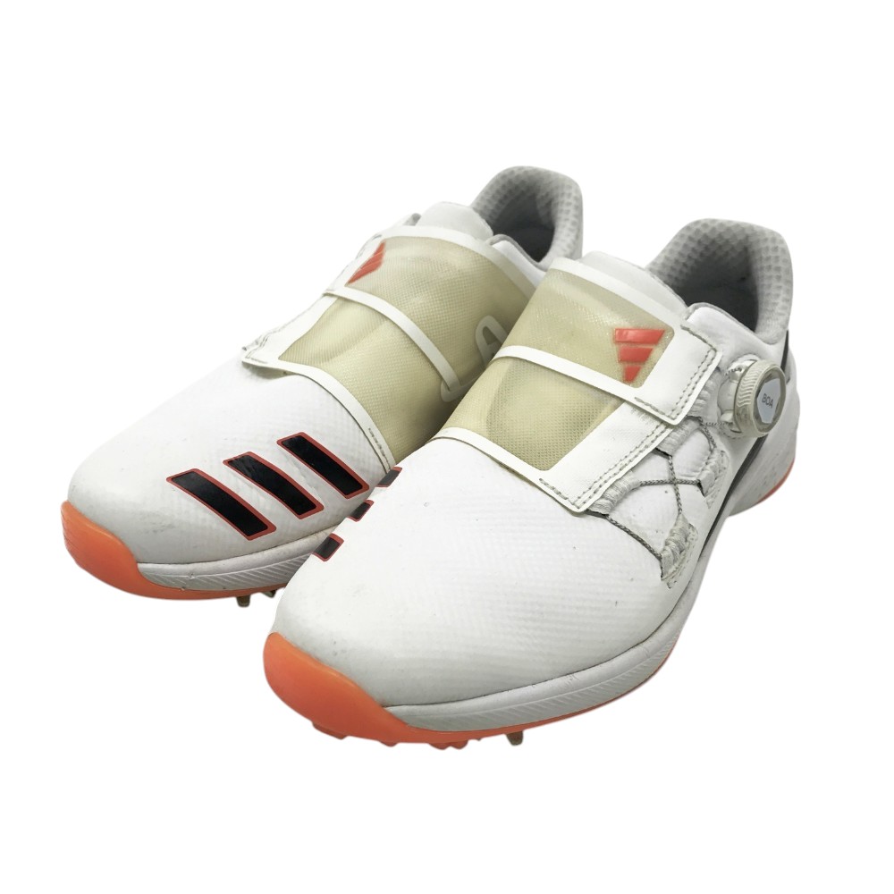 ADIDAS GOLF アディダスゴルフ GY9716 ZG23 BOA ゴルフシューズ ホワイト系 25 【中古】ゴルフウェア メンズ