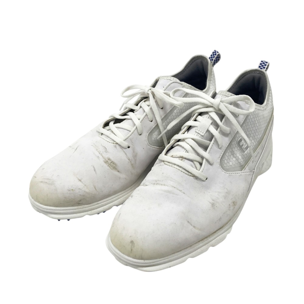 FOOT JOY フットジョイ 58087 SuperLites XP スパイクレスゴルフシューズ ホワイト系 11 1/2 【中古】ゴルフウェア メンズ