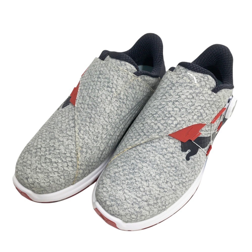 PUMA GOLF プーマゴルフ ファントムキャット ニトロディスク/379208 ゴルフシューズ グレー系 25 【中古】ゴルフウェア メンズ