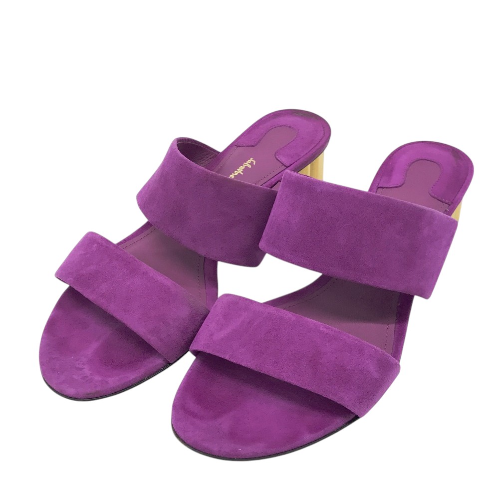SalvatoreFerragamo ヴァラリボン デニム サンダル 5 1/2 美品 Salvatore Ferragamo サルヴァトーレフェラガモ ヴァラ