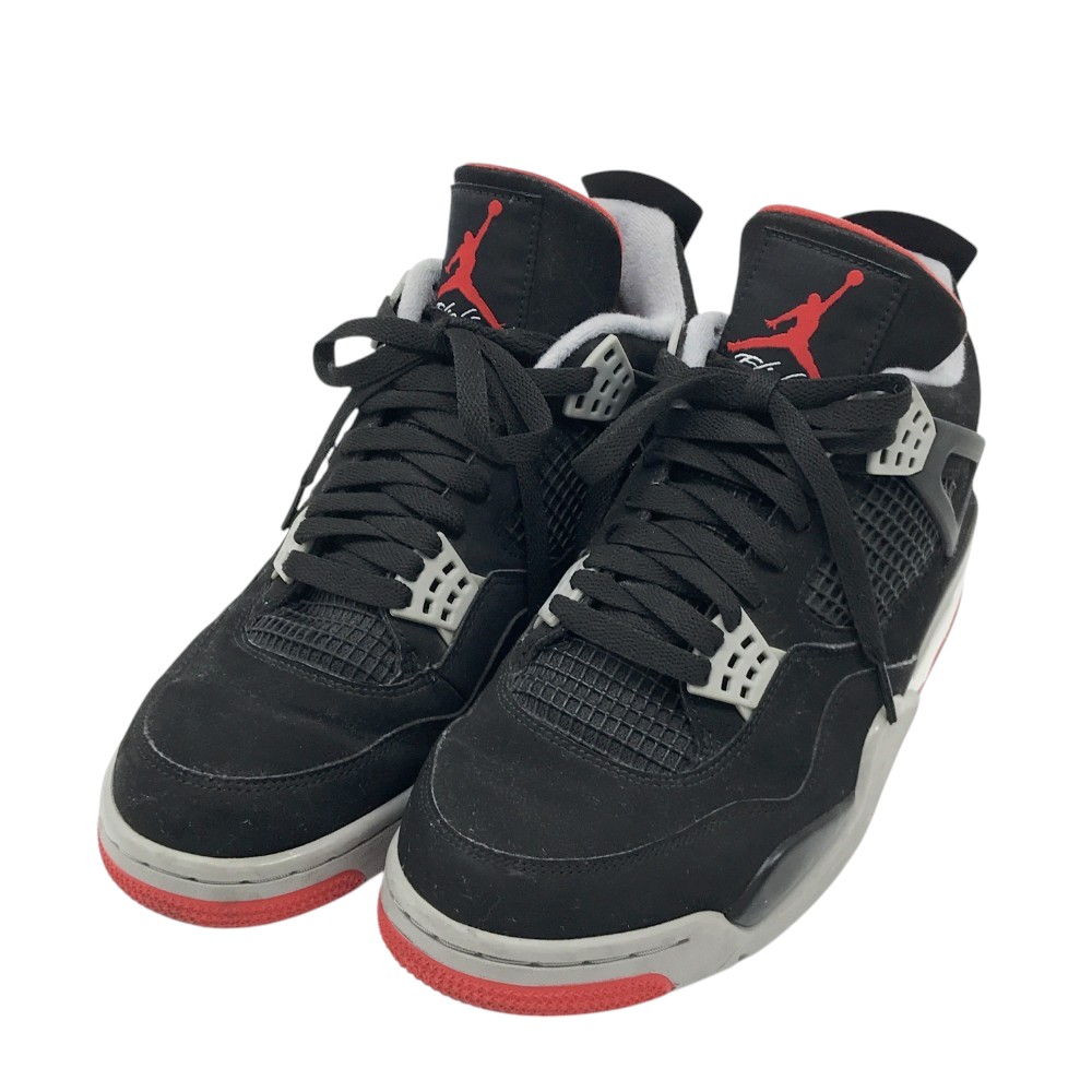 NIKE ナイキ 308497-060 AIR JORDAN 4 RETRO スニーカー ブラック系 27.0 【中古】メンズ
