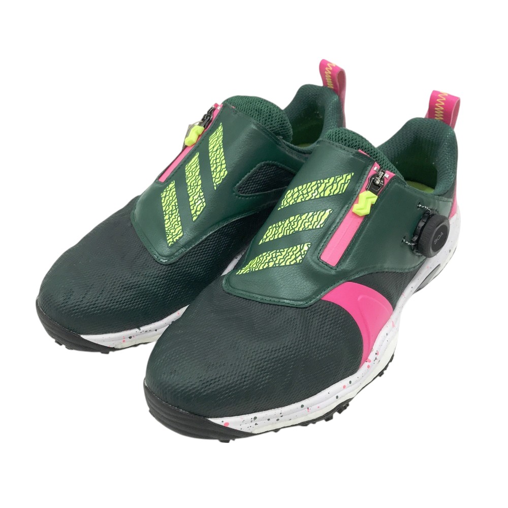 ADIDAS GOLF アディダスゴルフ 2024年モデル CODECHAOS BOA ゴルフシューズ コードカオス ボア 25 総柄 グリーン系 26 【中古】ゴルフウェア メンズ｜中古ゴルフウェア通販STST
