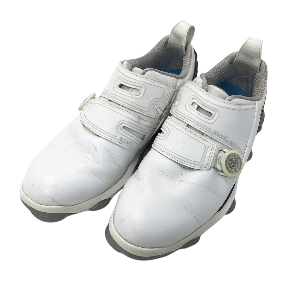 FOOT JOY フットジョイ 55519J ゴルフシューズ TOUR ALPHA Dual BOA ホワイト系 24.5 【中古】ゴルフウェア メンズ