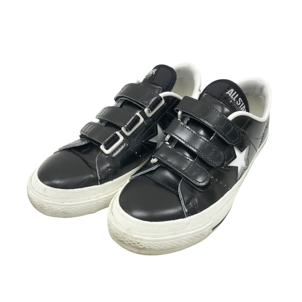 CONVERSE ONE STAR ベルクロ レザー　　ブラック　極美品　24 楽天市場】○○ コンバース ワンスター ベルクロ j レザー