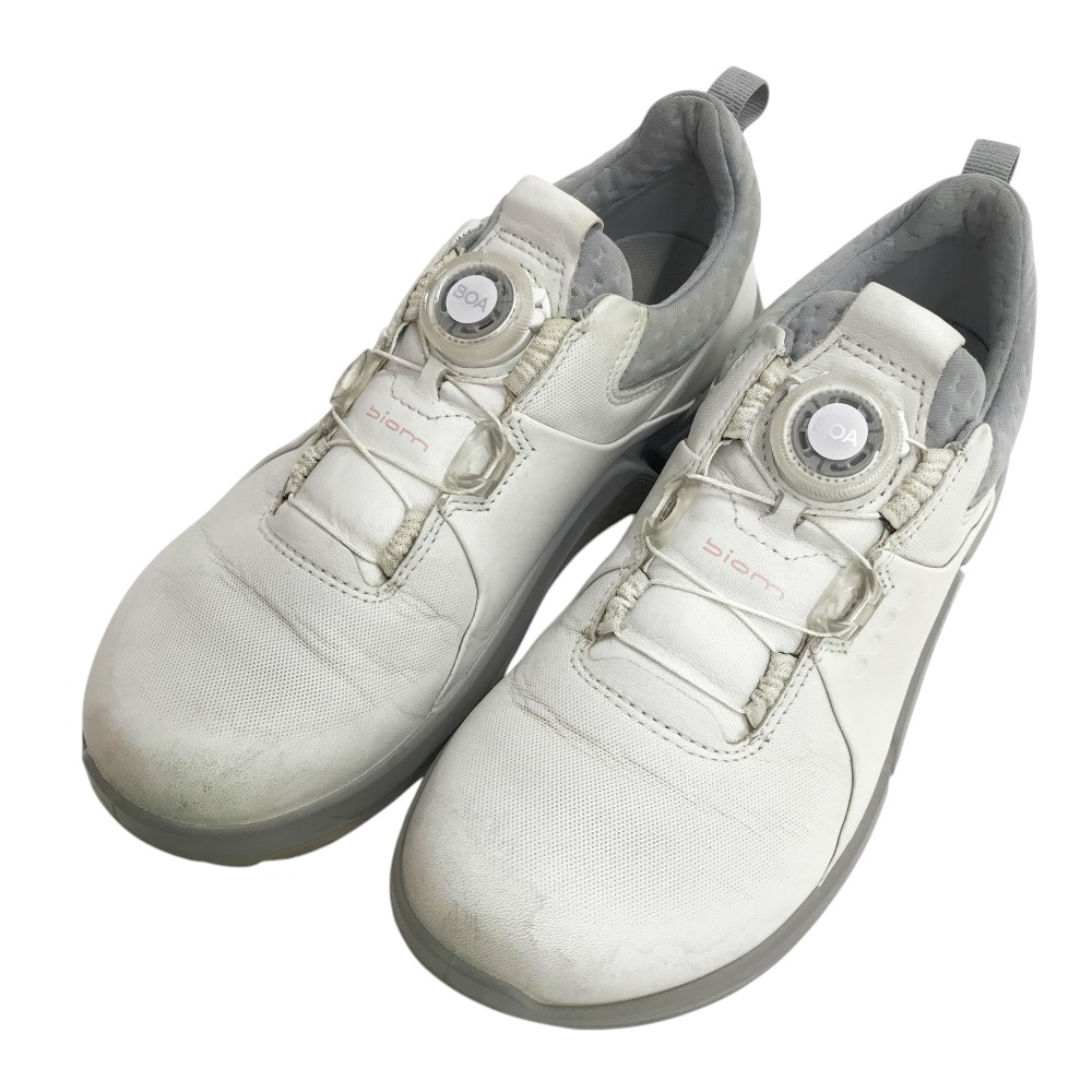 ecco エコー 10821359021 BIOM H4 ゴルフシューズ BOA グレー系 EU 36 【中古】ゴルフウェア レディース