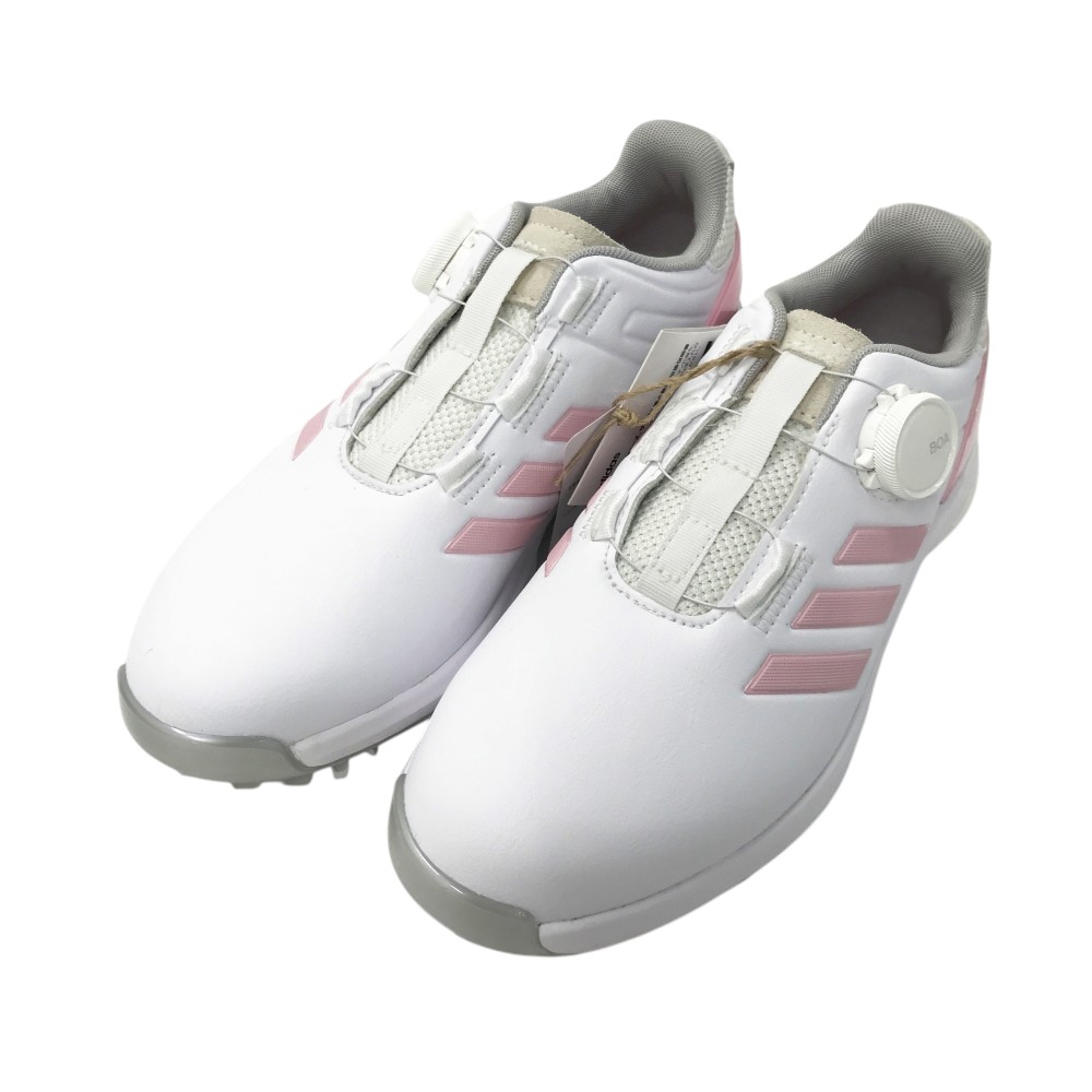 ADIDAS GOLF アディダスゴルフ FW6285 ゴルフシューズ EQT Boa ホワイト系 23 【中古】ゴルフウェア レディース