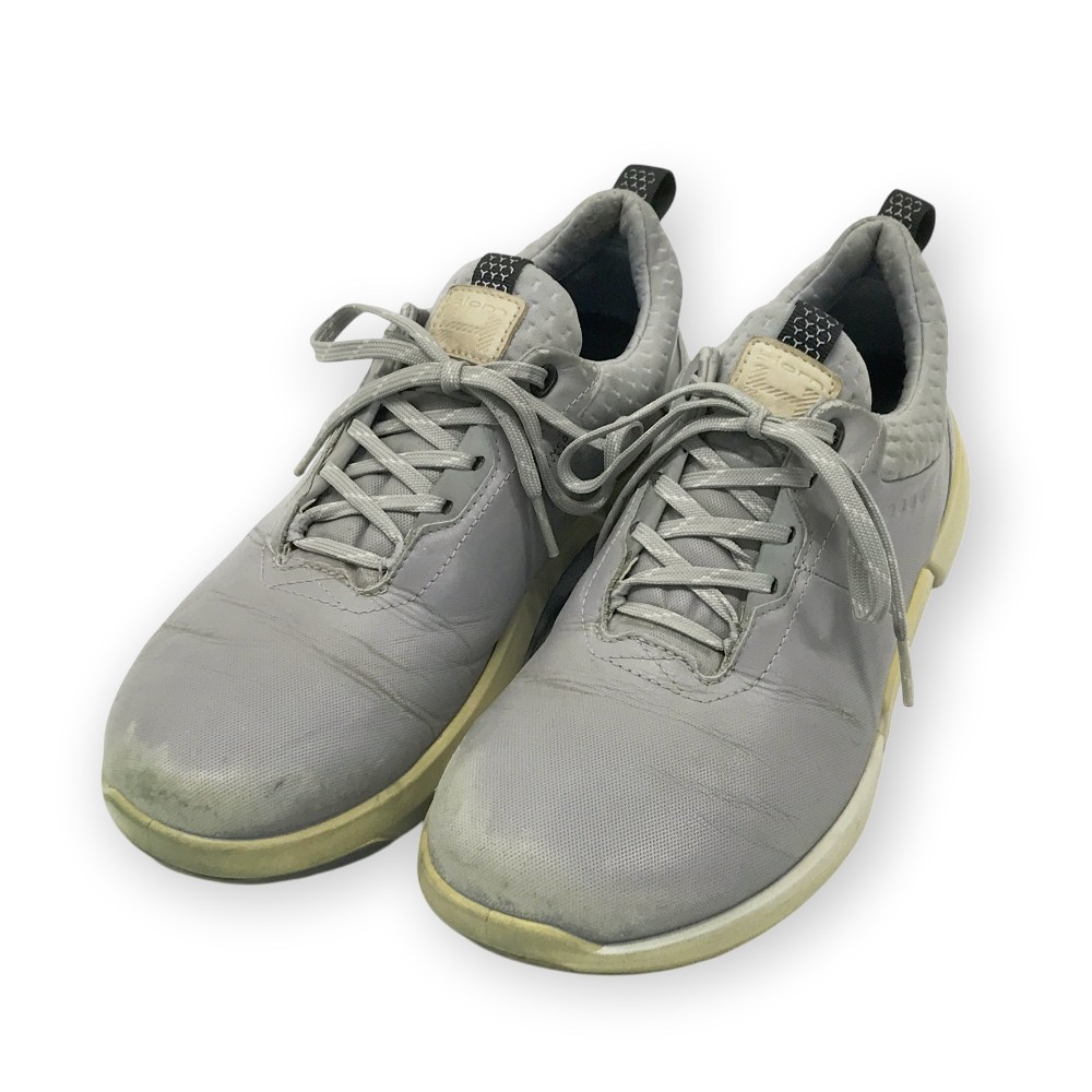 ecco エコー 108204 BIOM HYBRID4 スパイクレスゴルフシューズ グレー系 EU 39 【中古】ゴルフウェア メンズ