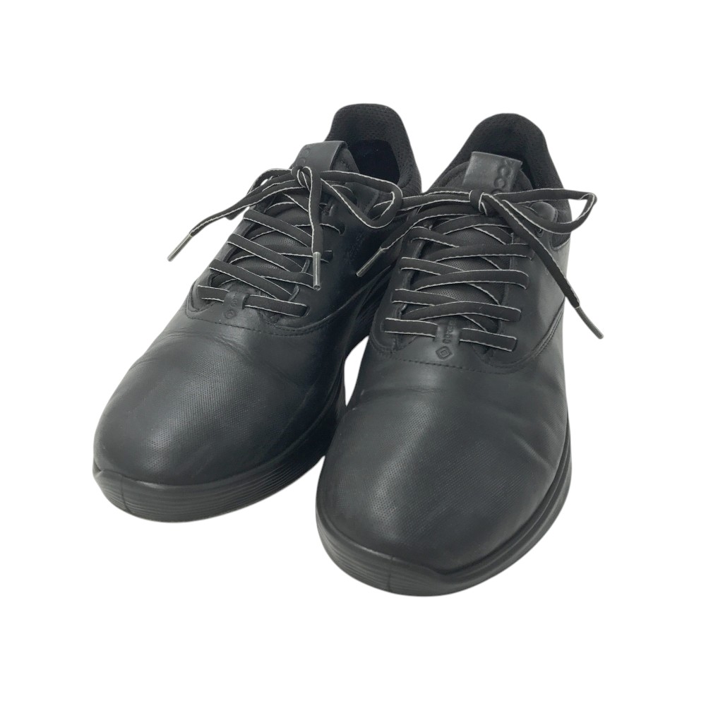 ecco エコー 102944 S-THREE スパイクレス ゴルフシューズ ブラック系 EU41 【中古】ゴルフウェア メンズ