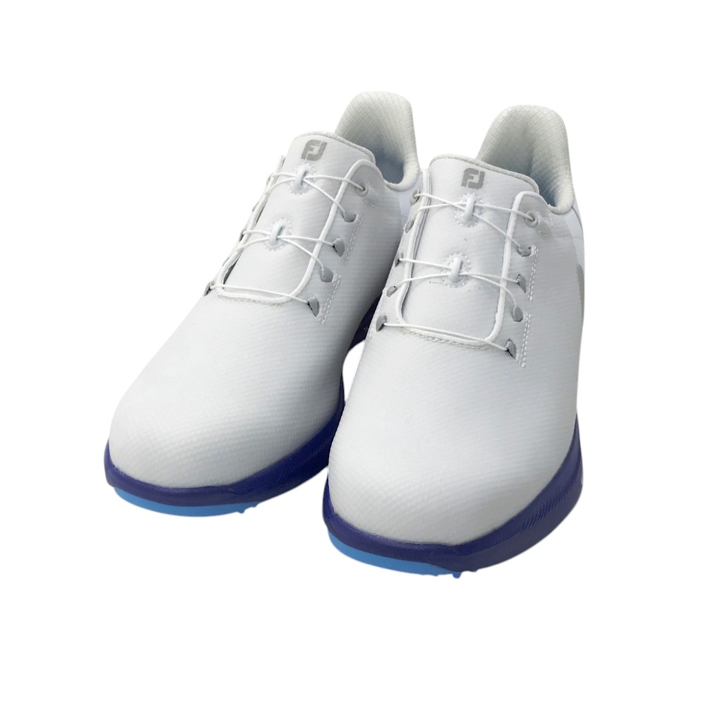 FOOT JOY フットジョイ 55459J FJ フュ―エル スポーツ スパイクレス ゴルフシューズ BOA ホワイト系 24.5 【中古】ゴルフウェア メンズ