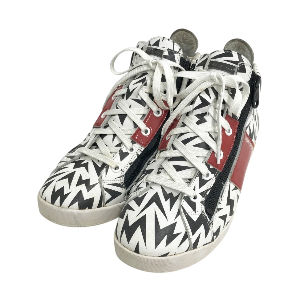 楽天市場】マークアンドロナ×gravis ハイカットゴルフシューズ 白×黒