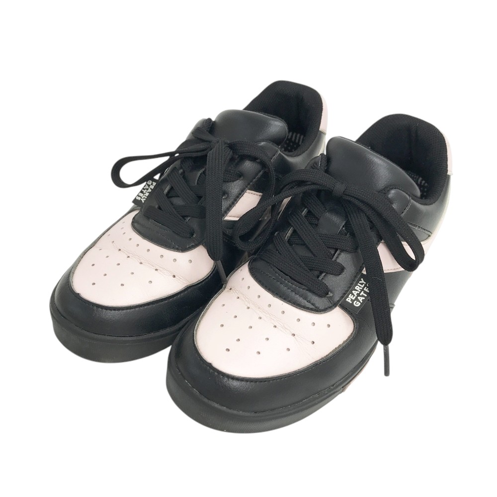 PEARLY GATES パーリーゲイツ 053-2192202 ゴルフシューズ ピンク系 23 【中古】ゴルフウェア レディース