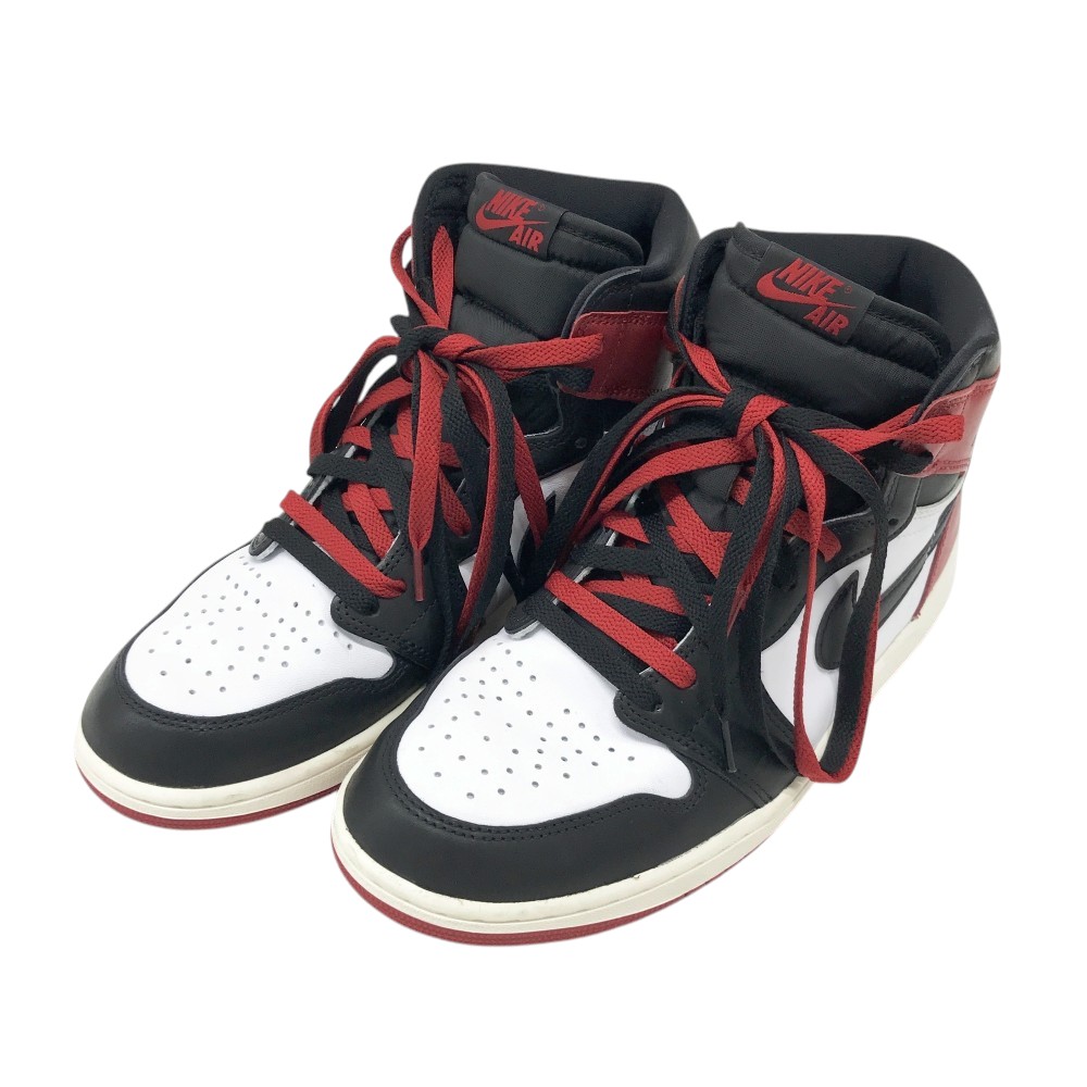 NIKE ナイキ DZ5485-106 AIR JORDAN 1 RETRO HIGH OG スニーカー   赤いこと系 28糎 【中古】メンズ