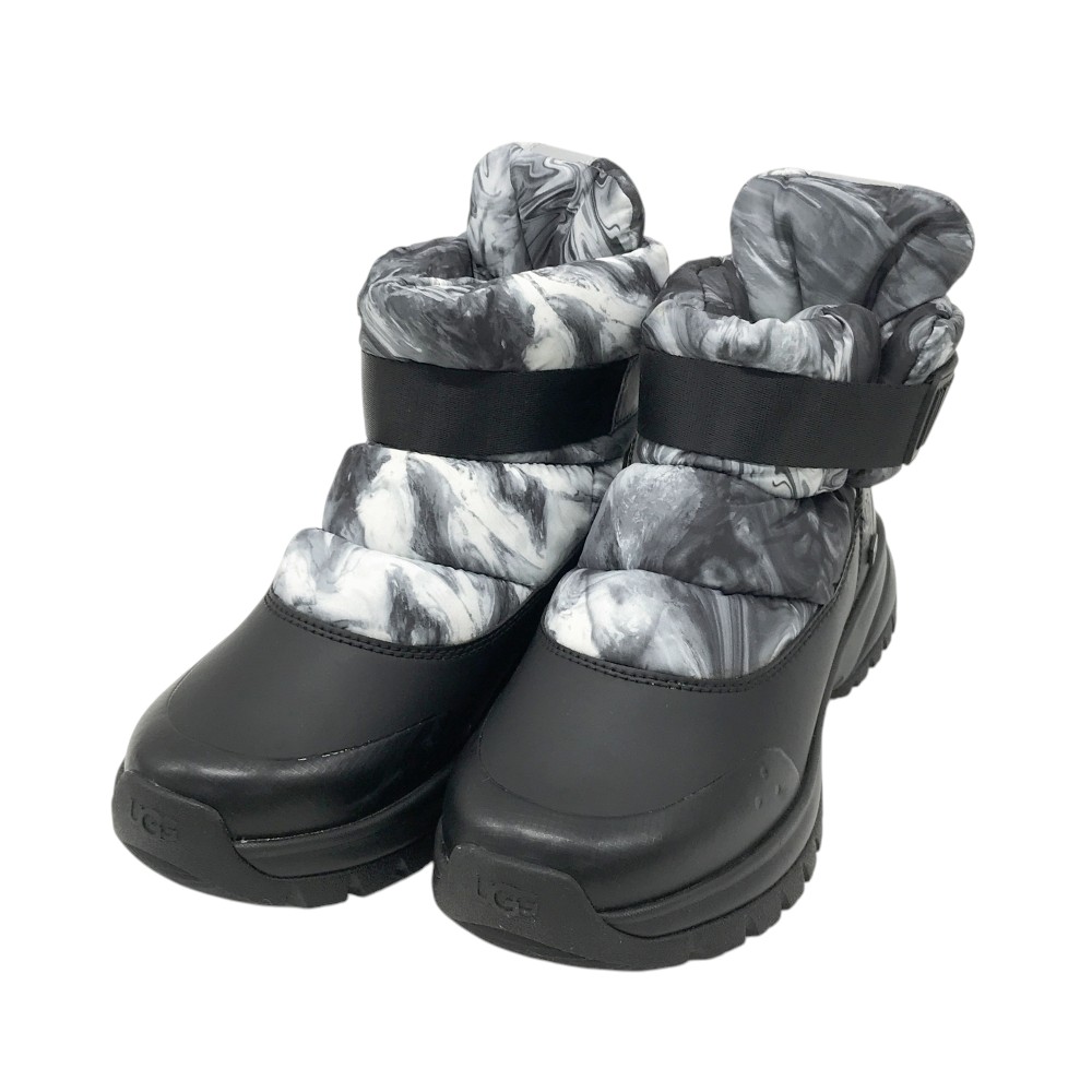 UGG australia アグ オーストラリア ヨセ パフ ブーツ グレー系 23 【中古】レディース