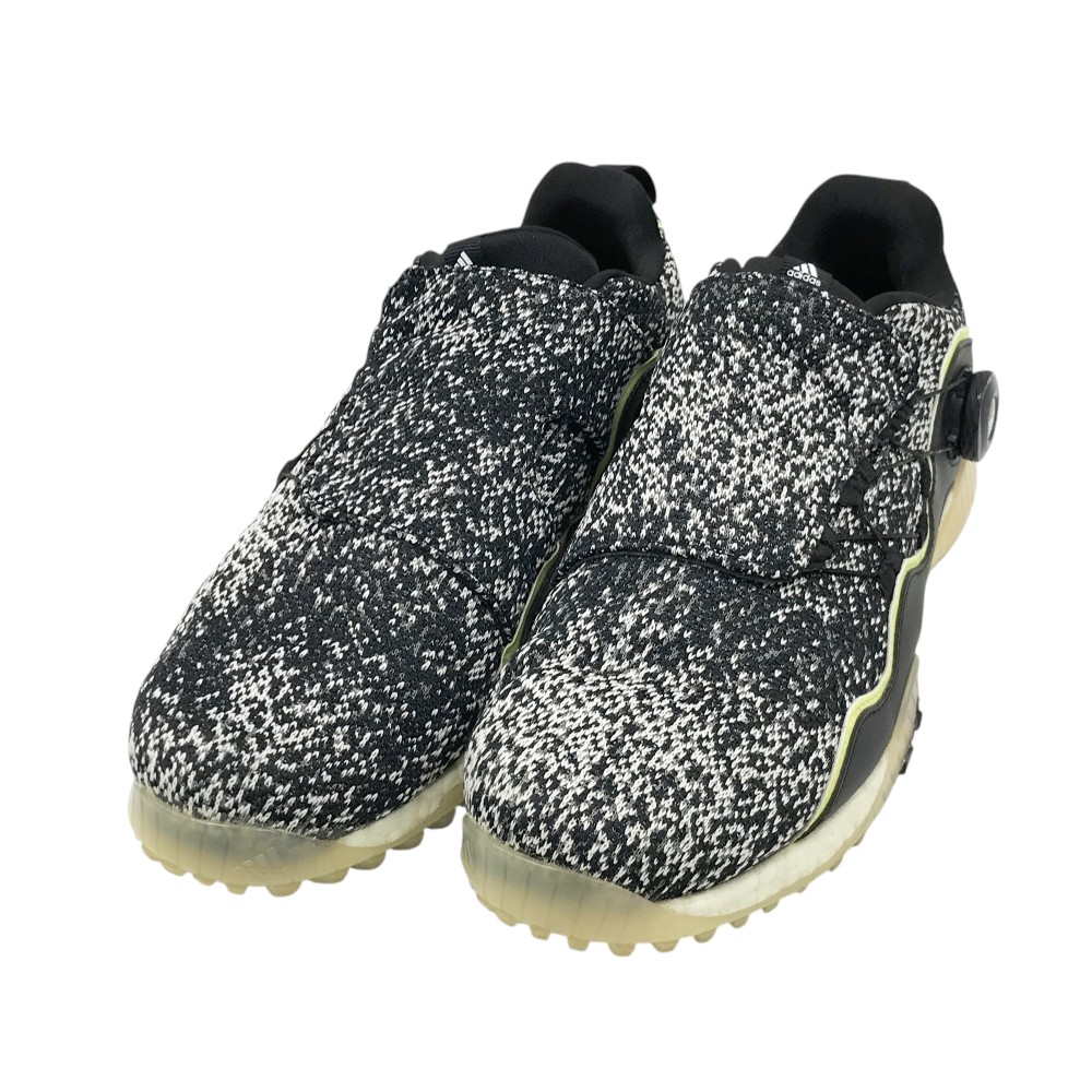ADIDAS GOLF アディダスゴルフ FW5618 コードカオス ボア 21 スパイクレスゴルフシューズ ブラック系 25.5cm 【中古】ゴルフウェア メンズ