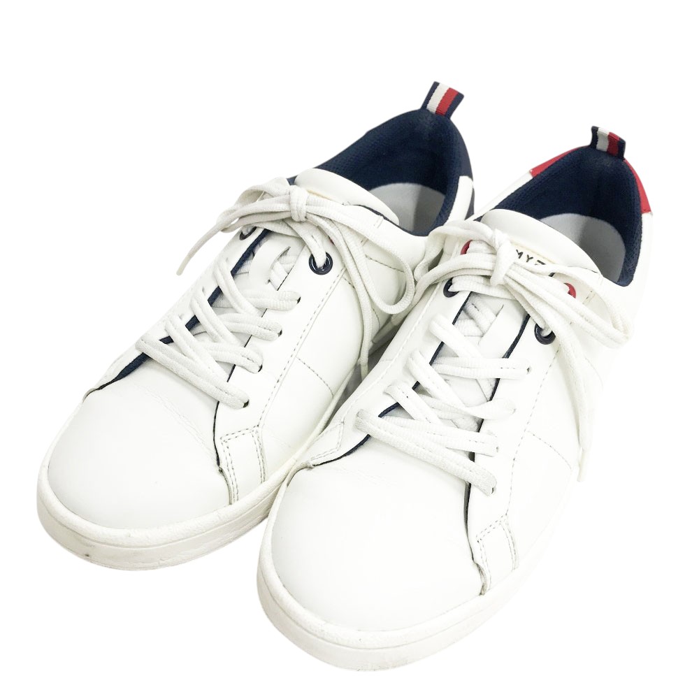 TOMMY HILFIGER GOLF トミー ヒルフィガーゴルフ THMS1S ゴルフシューズ ホワイト系 25 【中古】ゴルフウェア メンズ