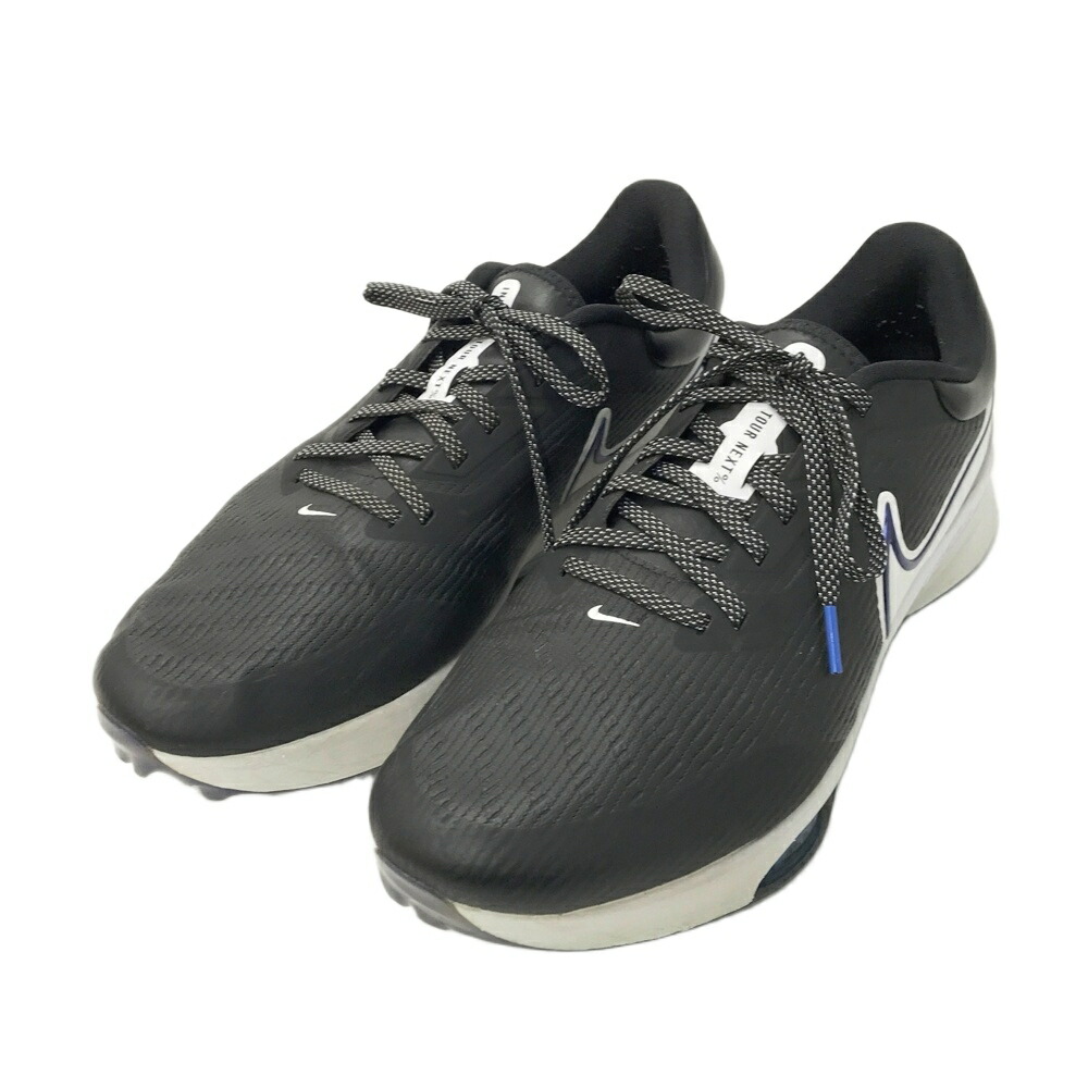 NIKE GOLF ナイキゴルフ DM8446-014 AIR ZOOM INFINITY TOUR NEXT % スパイクレス ゴルフシューズ ブラック系 28.5cm 【中古】ゴルフウェア メンズ