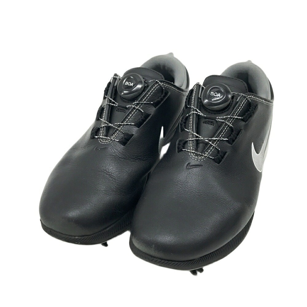 NIKE GOLF ナイキゴルフ エア ズームビクトリー ツア-2/DJ0633-001 ゴルフシューズ ブラック系 25 【中古】ゴルフウェア メンズ