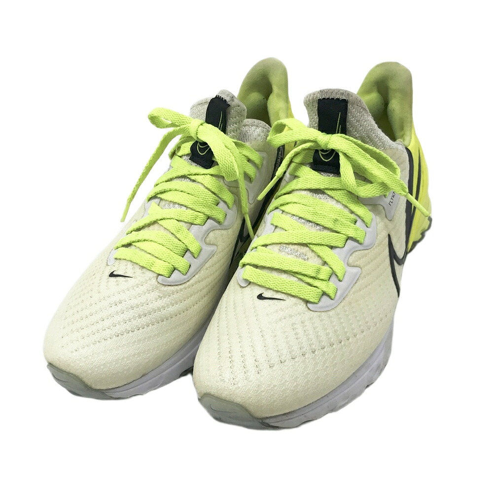 NIKE GOLF ナイキゴルフ CT0541-104 ゴルフシューズ エアズームインフィニティ ホワイト系 24.5 【中古】ゴルフウェア メンズ