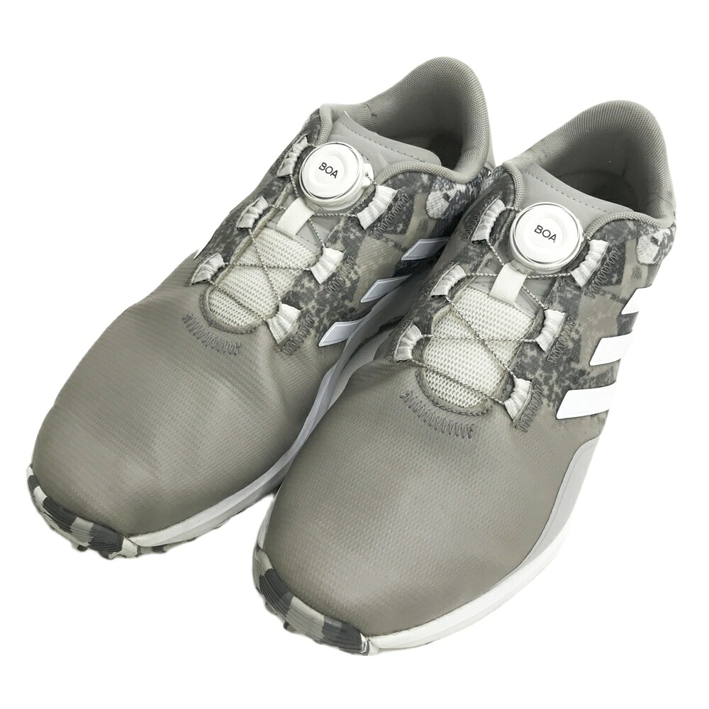ADIDAS GOLF アディダスゴルフ GV9415 ゴルフシューズ S2G SL ボア 23 総柄 グレー系 26.5 【中古】ゴルフウェア メンズ