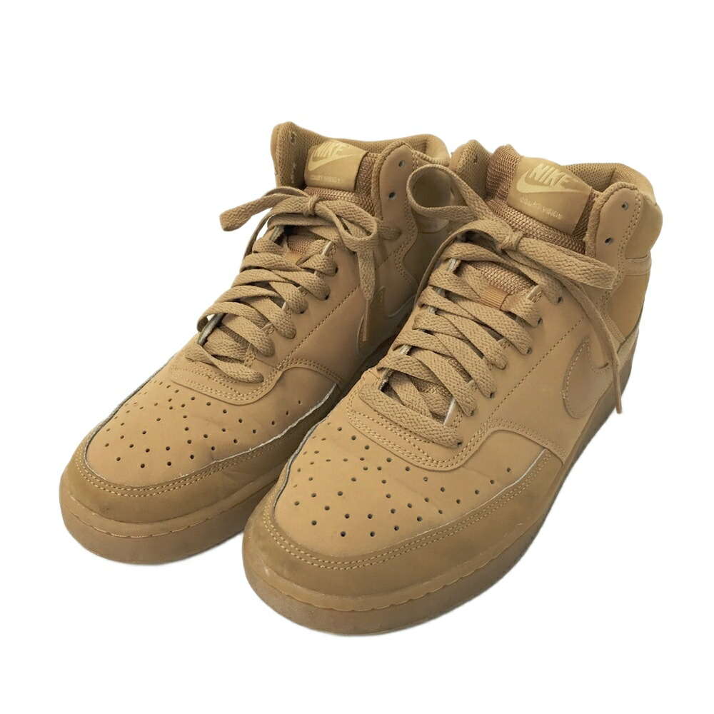 NIKE ナイキ CD5466 COURT VISION MID スニーカー ベージュ系 27 【中古】メンズ 4,752円
