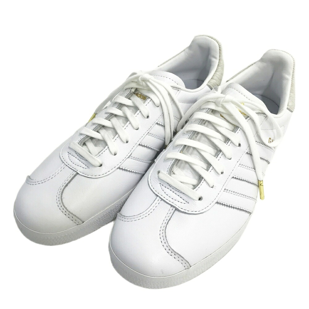 adidas アディダス EH2206 スニーカー GAZELLE BEAUTY＆YOUTH別注 ホワイト系 25.5 【中古】メンズ