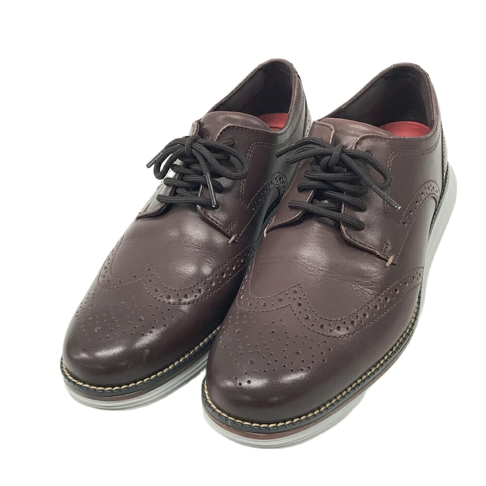 COLEHAAN/コール ハーン  レザーシューズ オリジナルグランド ウイングチップ ブラウン系 8 1/2M 【中古】メンズ