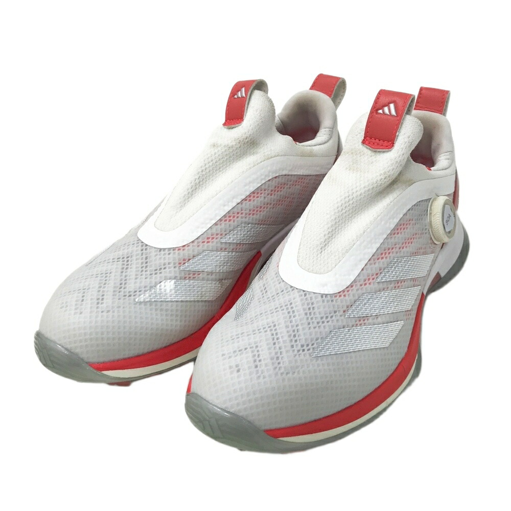 ADIDAS GOLF アディダスゴルフ アディゼロ ゼッドジー25ボア/IH9893 スパイクレスゴルフシューズ ホワイト系 24 【中古】ゴルフウェア レディース