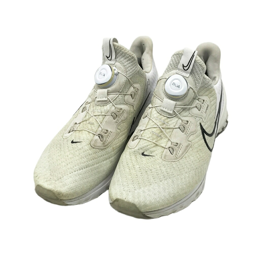 NIKE GOLF ナイキゴルフ CV0756-133 ゴルフシューズ AIR ZOOM INFINITY TOUR ホワイト系 26.5cm 【中古】ゴルフウェア メンズ