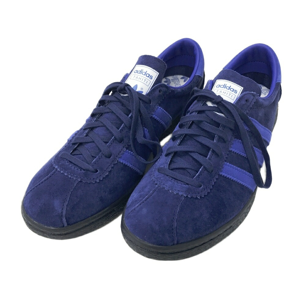 adidas アディダス JR4773 2025年モデル タヒチ マリン スニーカー ブルー系 27.5 【中古】メンズ