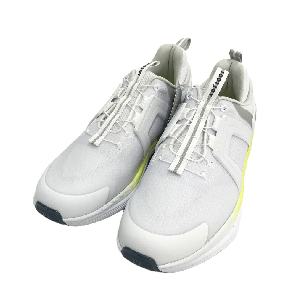 FOOT JOY フットジョイ 98192J ハイパーフレックス BOA ゴルフシューズ ホワイト系 23cm 【中古】ゴルフウェア レディース