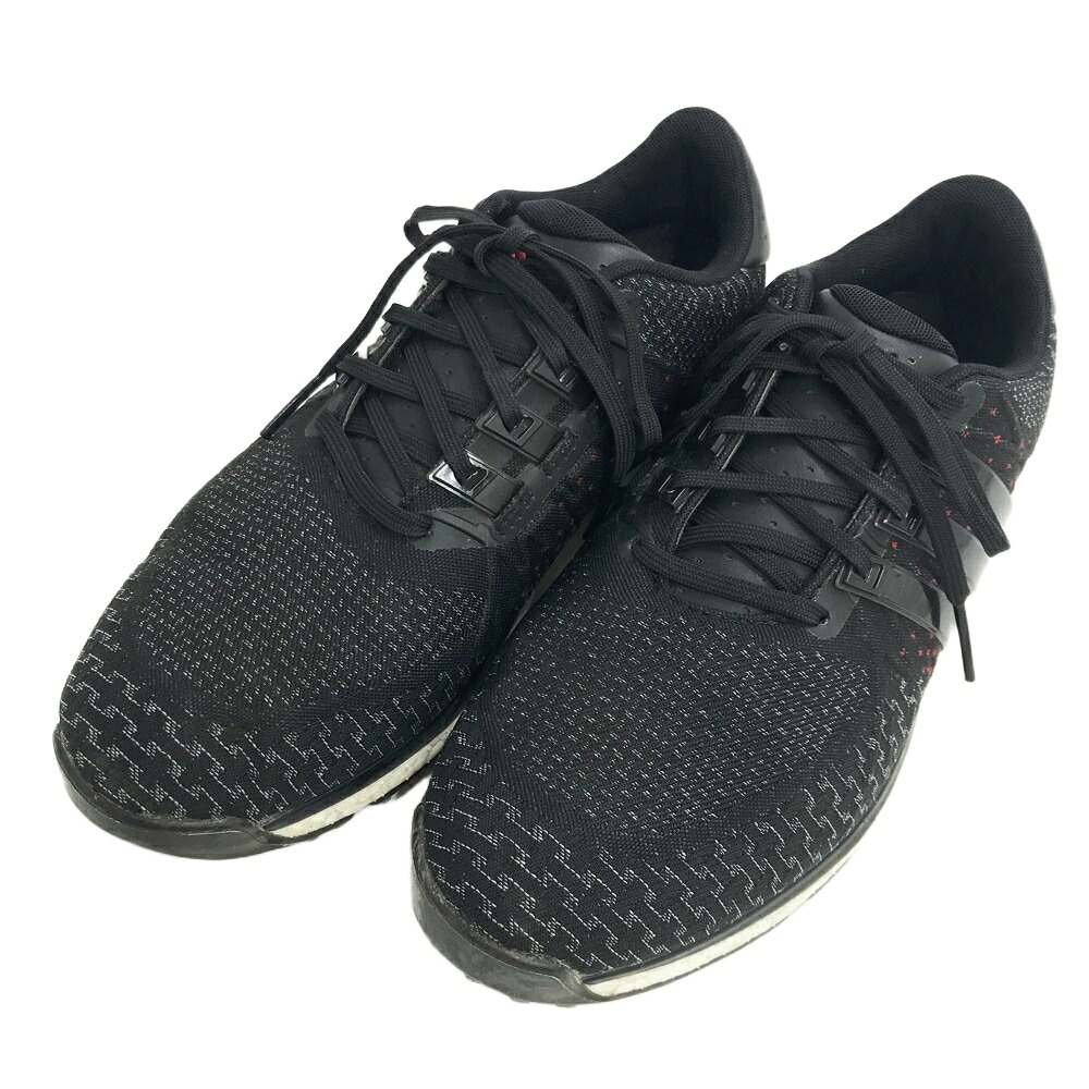 ADIDAS GOLF アディダスゴルフ EG4877 TOUR360 BOOST スパイクレスゴルフシューズ ブラック系 25.5 【中古】ゴルフウェア メンズ