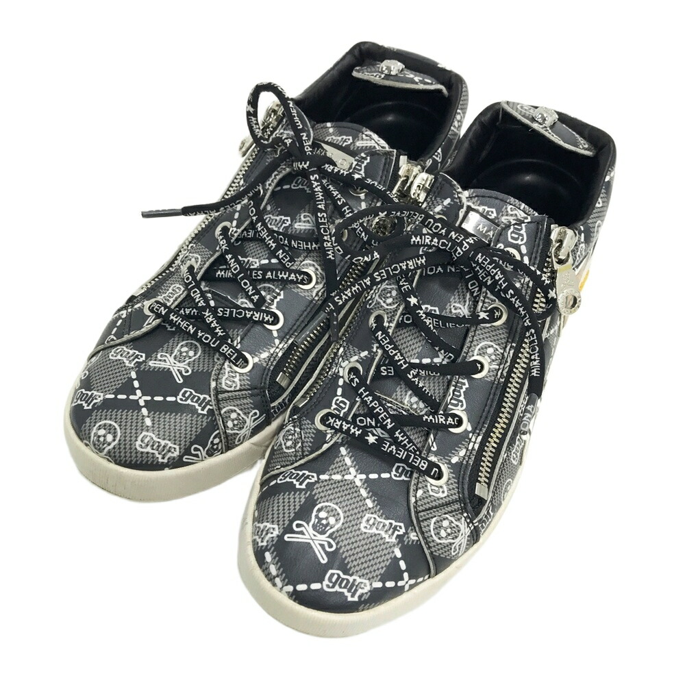 楽天市場】マークアンドロナ×gravis ハイカットゴルフシューズ 白×黒