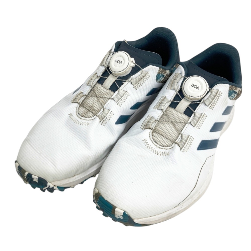 ADIDAS GOLF アディダスゴルフ HP3237 S2G SL BOA スパイクレス ゴルフシューズ ホワイト系 25.5cm 【中古】ゴルフウェア メンズ