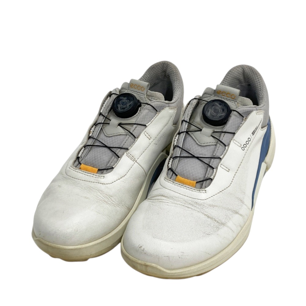 ecco エコー 108504 BIOM H4 BOA スパイクレスゴルフシューズ ホワイト系 EU 40 【中古】ゴルフウェア メンズ