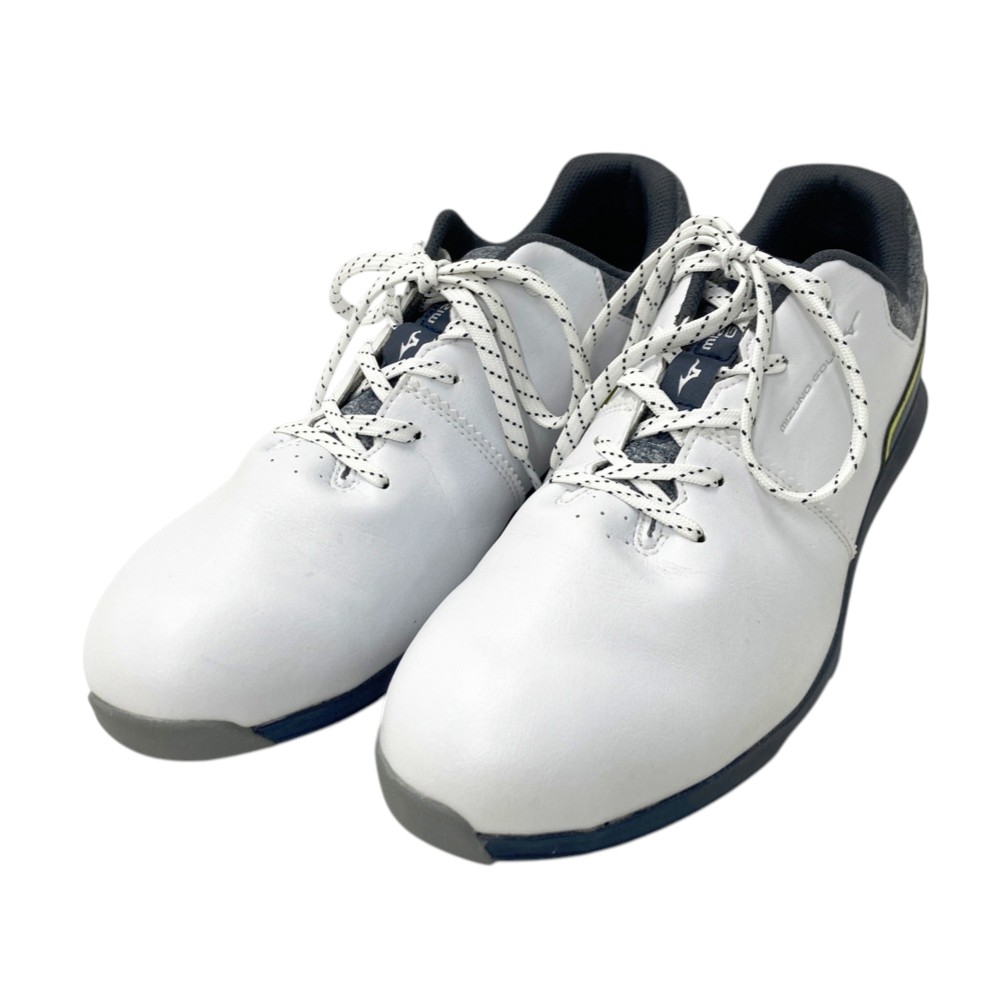 MIZUNO GOLF ミズノゴルフ 51GQ2440/2024年モデル ゴルフシューズ NEXLITE ENERZY ホワイト系 28.0cm 【中古】ゴルフウェア メンズ
