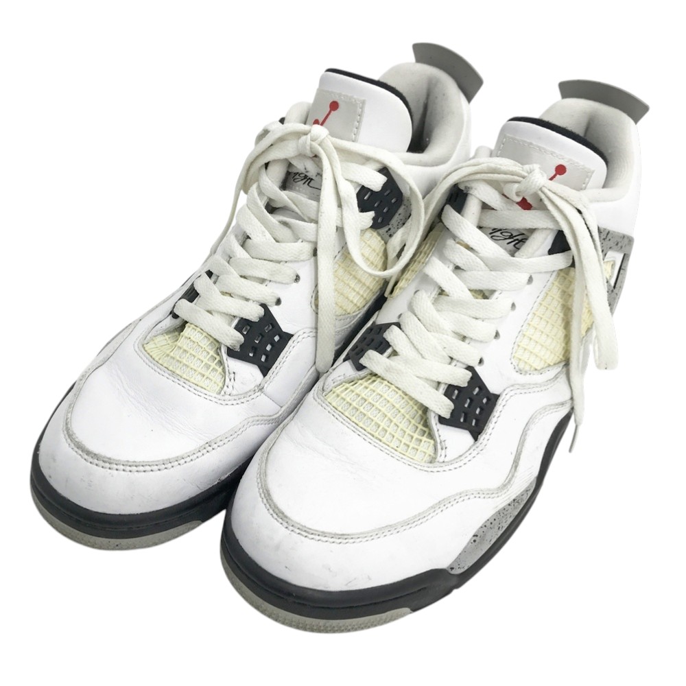 NIKE ナイキ 840606-192 スニーカー AIR JORDAN4 RETRO ホワイト系 28.5 【中古】メンズ