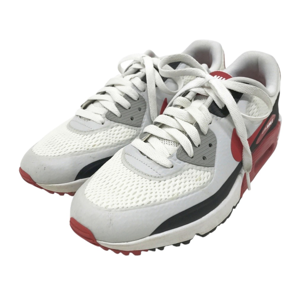 NIKE GOLF ナイキゴルフ DX5999-162 AIR MAX 90 G TB ゴルフシューズ ホワイト系 26.5 【中古】ゴルフウェア メンズ