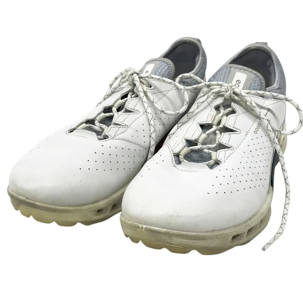 ecco エコー 130404 57876 スパイクレス ゴルフシューズ BIOM C4 ホワイト系 EU/42 【中古】ゴルフウェア メンズ