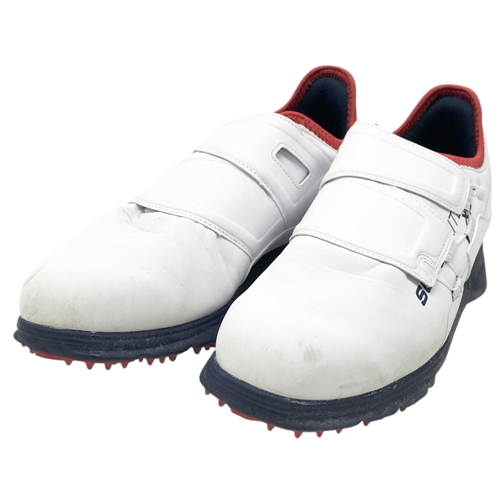 FOOT JOY フットジョイ 58152J SUPER LITES XP スパイクレス ゴルフシューズ BOA ホワイト系 26 【中古】ゴルフウェア メンズ