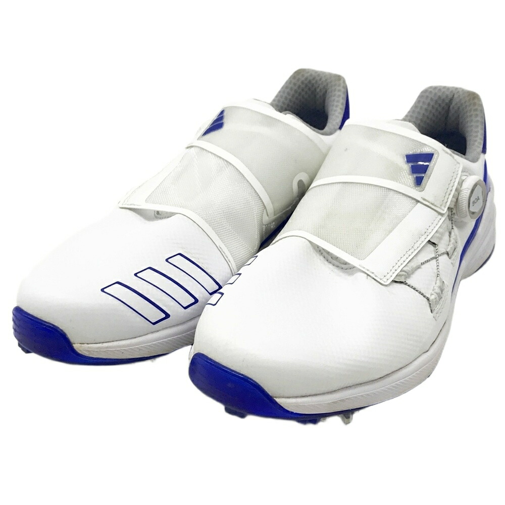 ADIDAS GOLF アディダスゴルフ GY9715 ゼッドジー23 BOA ゴルフシューズ ホワイト系 27 【中古】ゴルフウェア メンズ