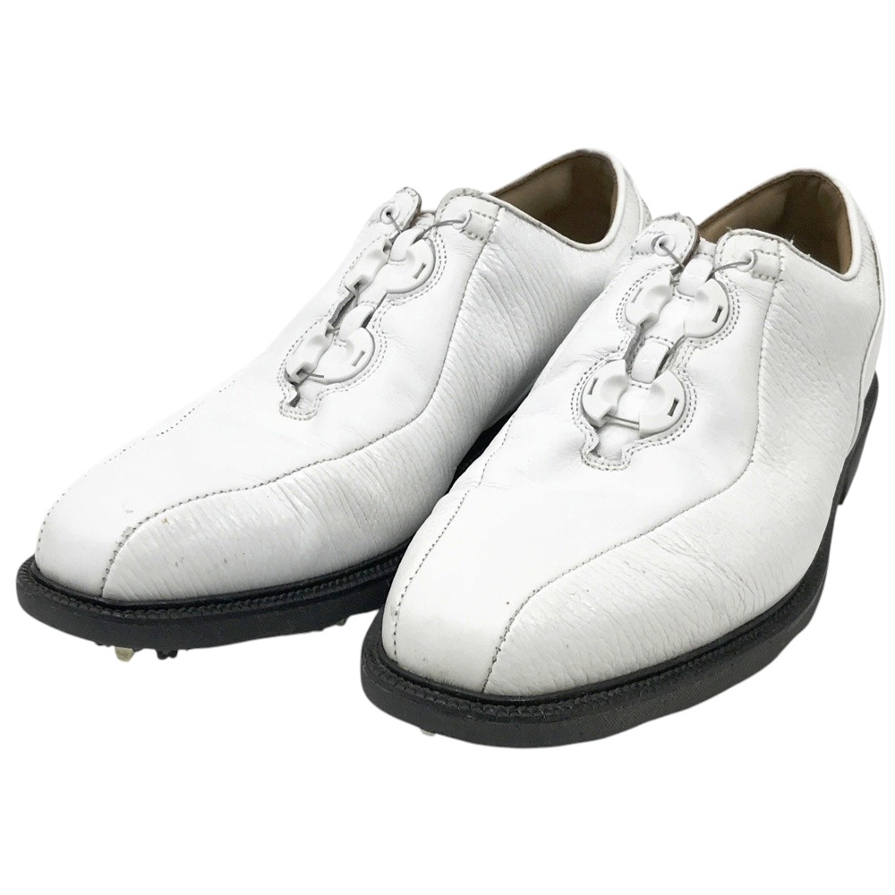 FOOT JOY フットジョイ MYJOYS 52090 ICON BOA ゴルフシューズ アイコン ボア ホワイト系 25.5 【中古】ゴルフウェア メンズ