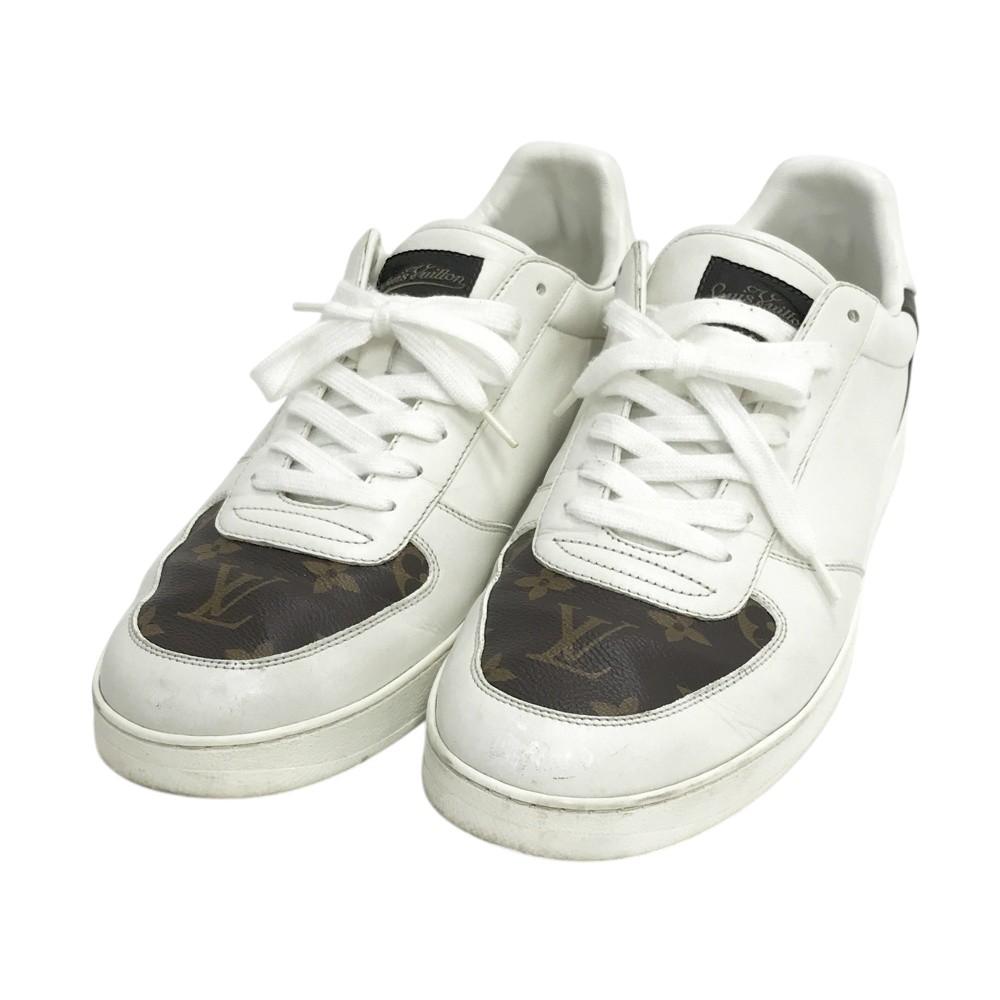 LOUIS VUITTON ルイ ヴィトン  スニーカー リヴォリライン モノグラム 白いこと系 9 【中古】メンズ