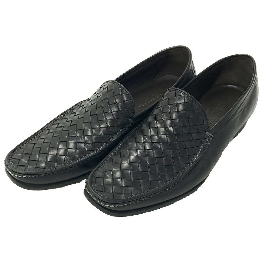 BOTTEGA VENETA ボッテガ ヴェネタ  置き目毛皮  黒いこと系 39 1/2 【中古】メンズ