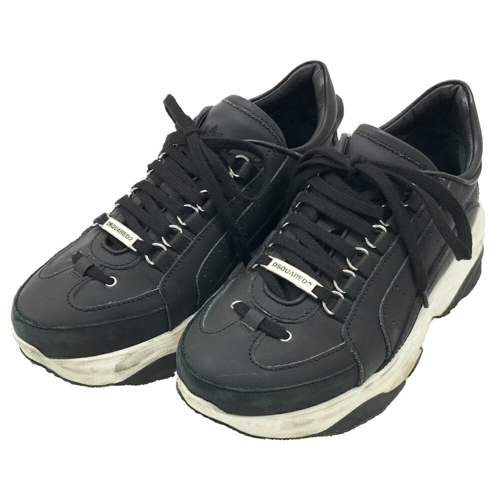 DSQUARED2 ディースクエアード スニーカー Bumpy 551 黒いこと系 39 